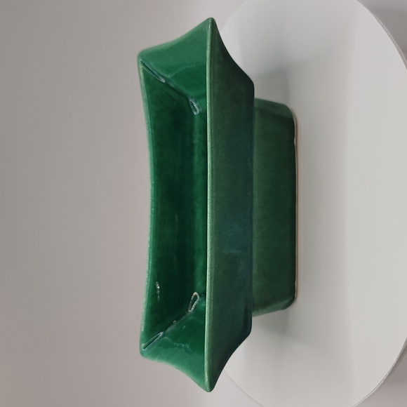 Vintage California Originals Whittfred 24-L Rectangular Green Planter - Picture 4 of 13